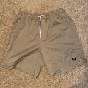 Free Fly Apparel Men's Athletic Breeze Shorts Inseam 6” Size:M